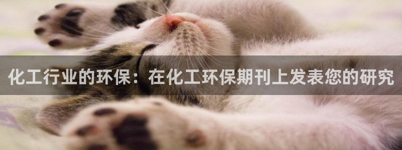亿万先生网页版登录：化工行业的环保：在化工环保期刊上发表您的研究