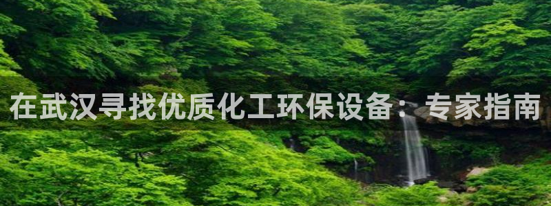 mr亿万先生：在武汉寻找优质化工环保设备：专家指南