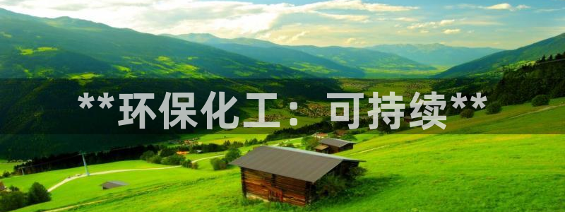 亿万先生：**环保化工：可持续**