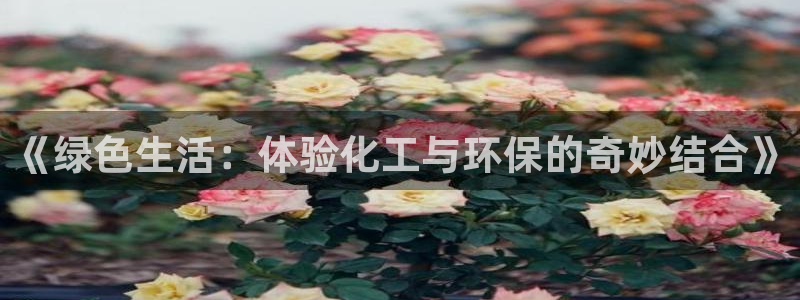 亿万的亿：《绿色生活：体验化工与环保的奇妙结合》