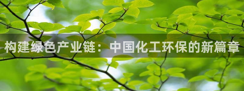 亿万手游平台官网：构建绿色产业链：中国化工环保的新篇章