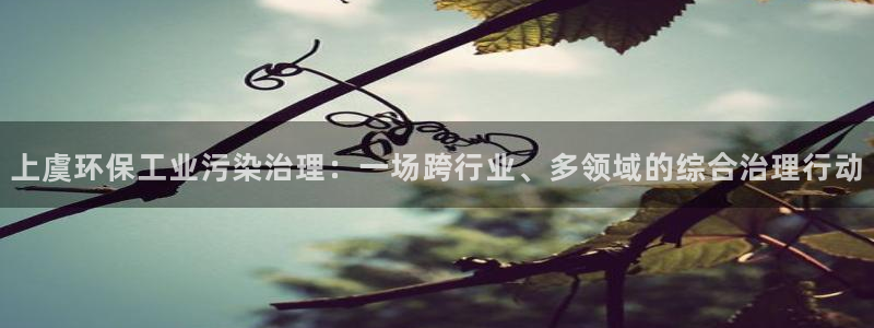 亿万先生手机版入口在哪下载：上虞环保工业污染治理：一场跨行业、多领域的综合治理行动